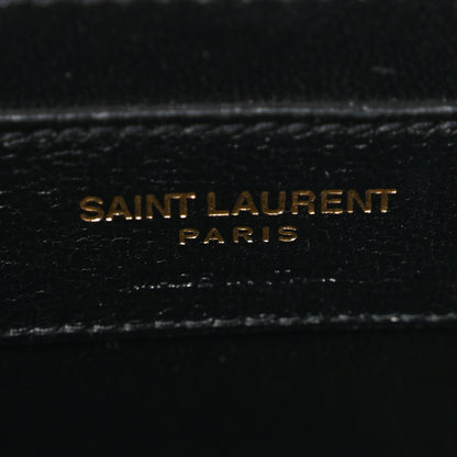 Saint Laurent Lambskin Monogram Small Sade Tube Bag Black 6 of 13