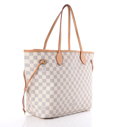 Louis Vuitton Damier Azur Neverfull MM 3 of 7