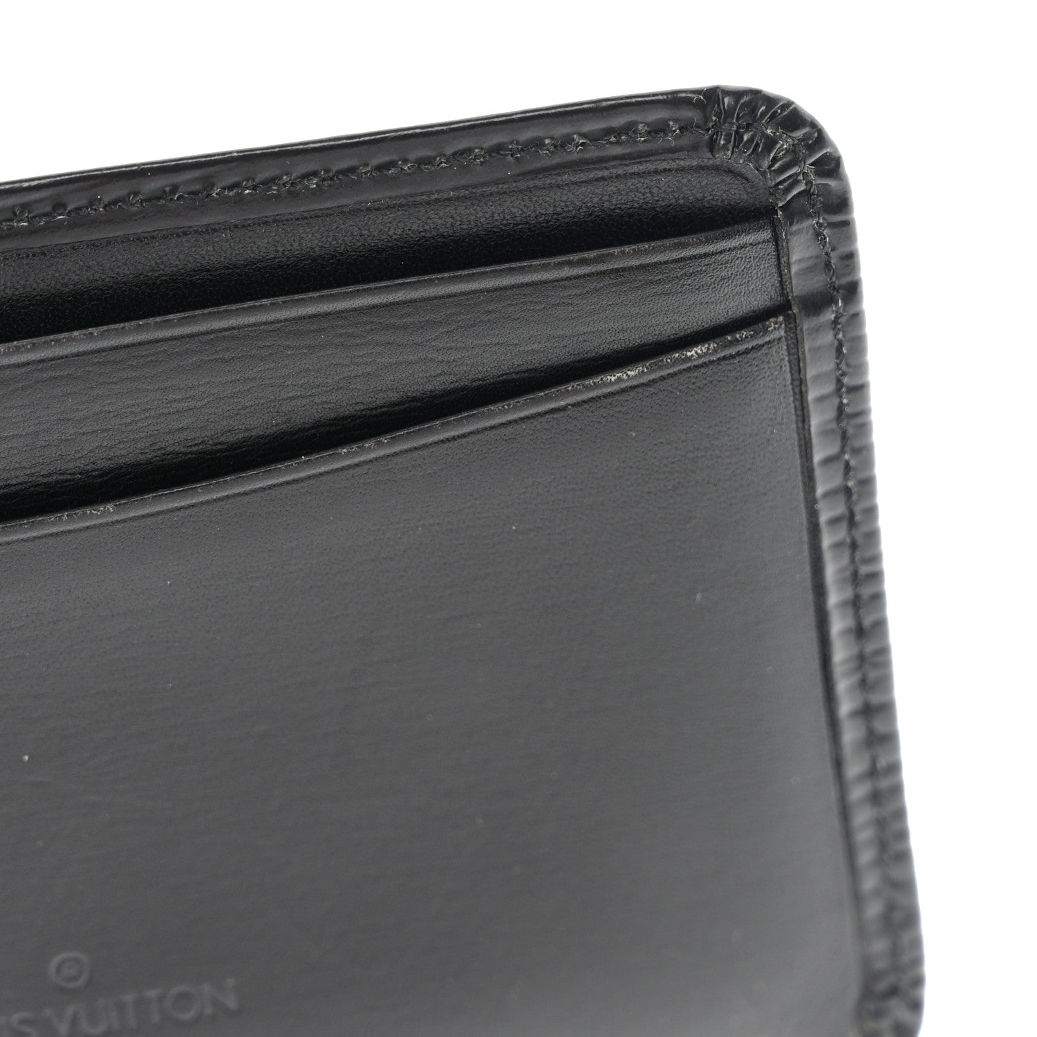 Louis Vuitton Epi Card Holder Black 10 of 10