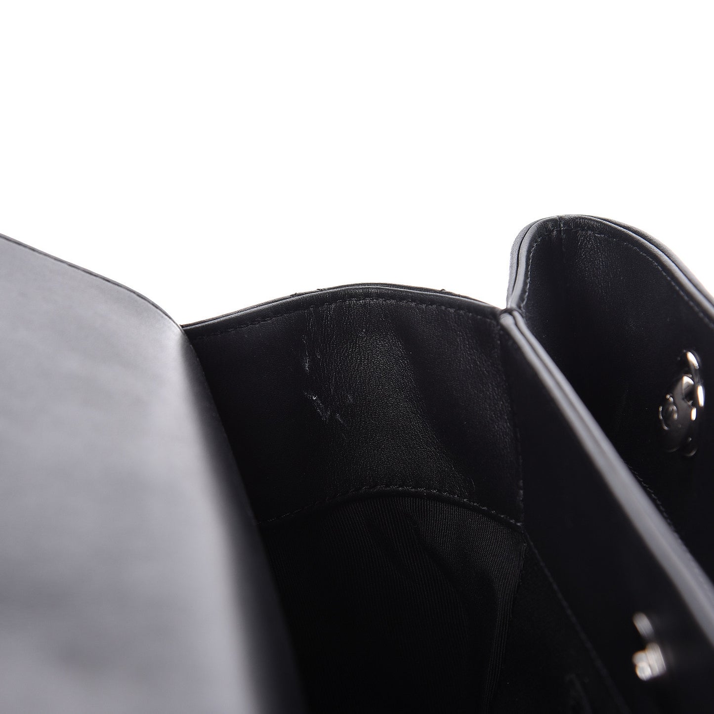 Calfskin Shopping Tote Black