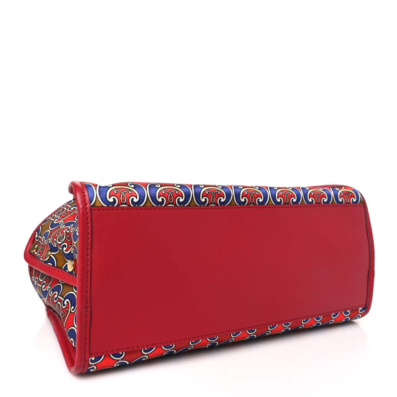 Fendi Fabric Grille Royale Print Stamp Patch Mini Peekaboo Defender Cover Red Blue Strawberry 4 of 9