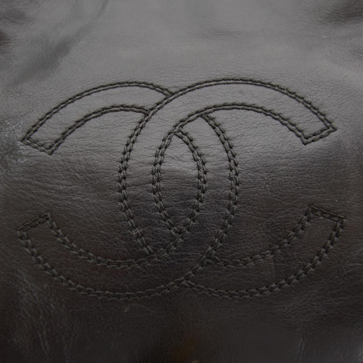Chanel Lambskin CC Tassel Shoulder Bag Black 5 of 6