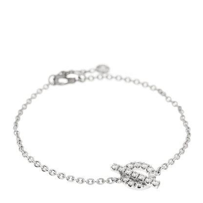 Hermes 18K White Gold Diamond Finesse Bracelet ST 1 of 3