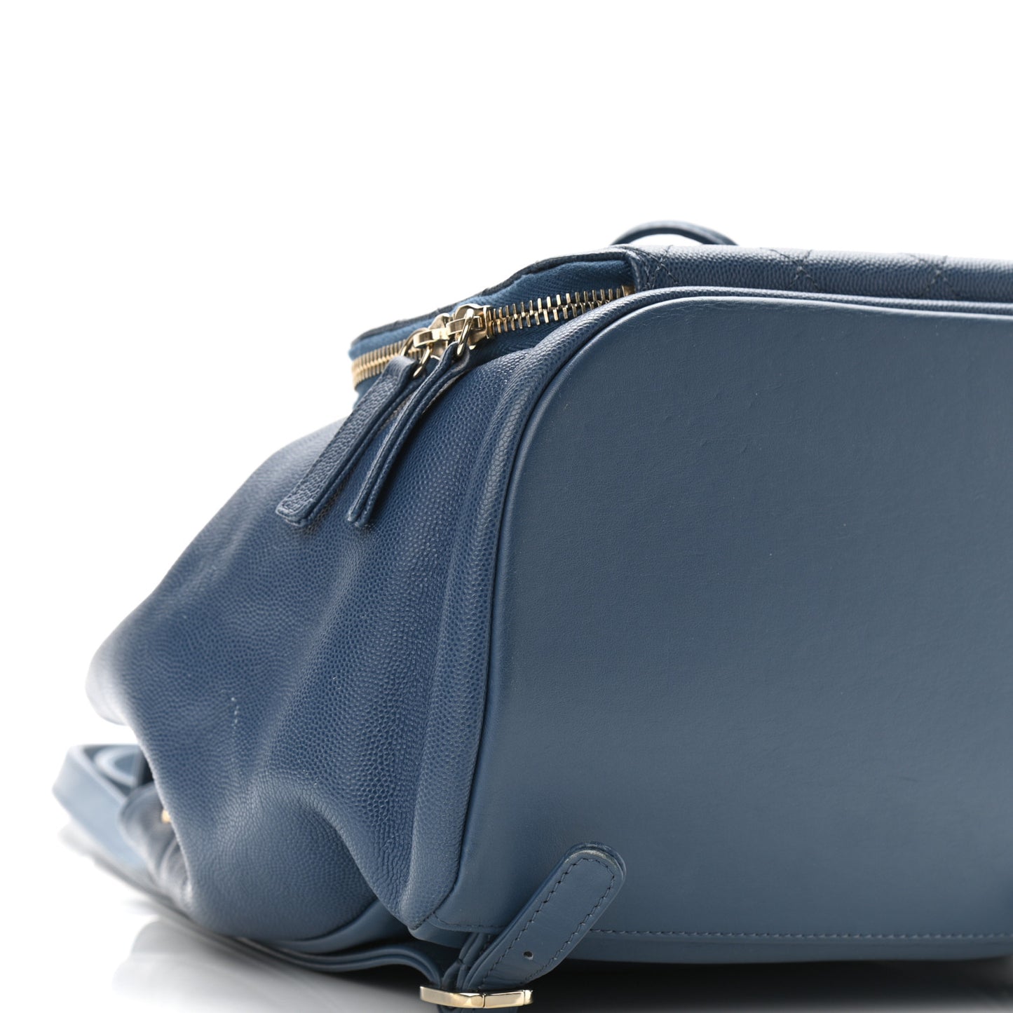 Caviar Quilted Business Affinity Backpack Blue