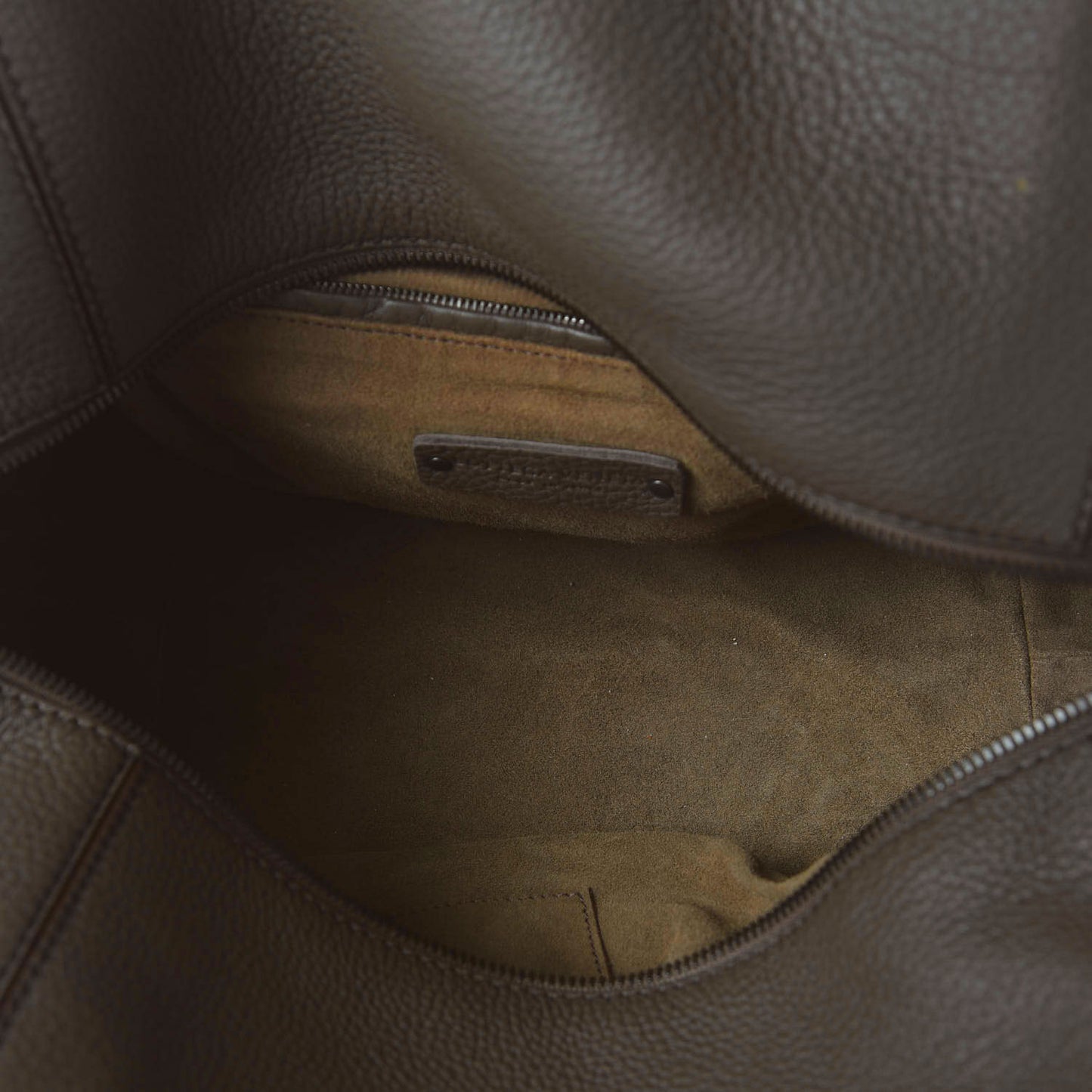 Cervo Deerskin Shoulder Bag Brown