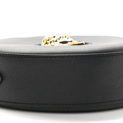 Versace Calfskin La Medusa Round Camera Bag Black 8 of 9
