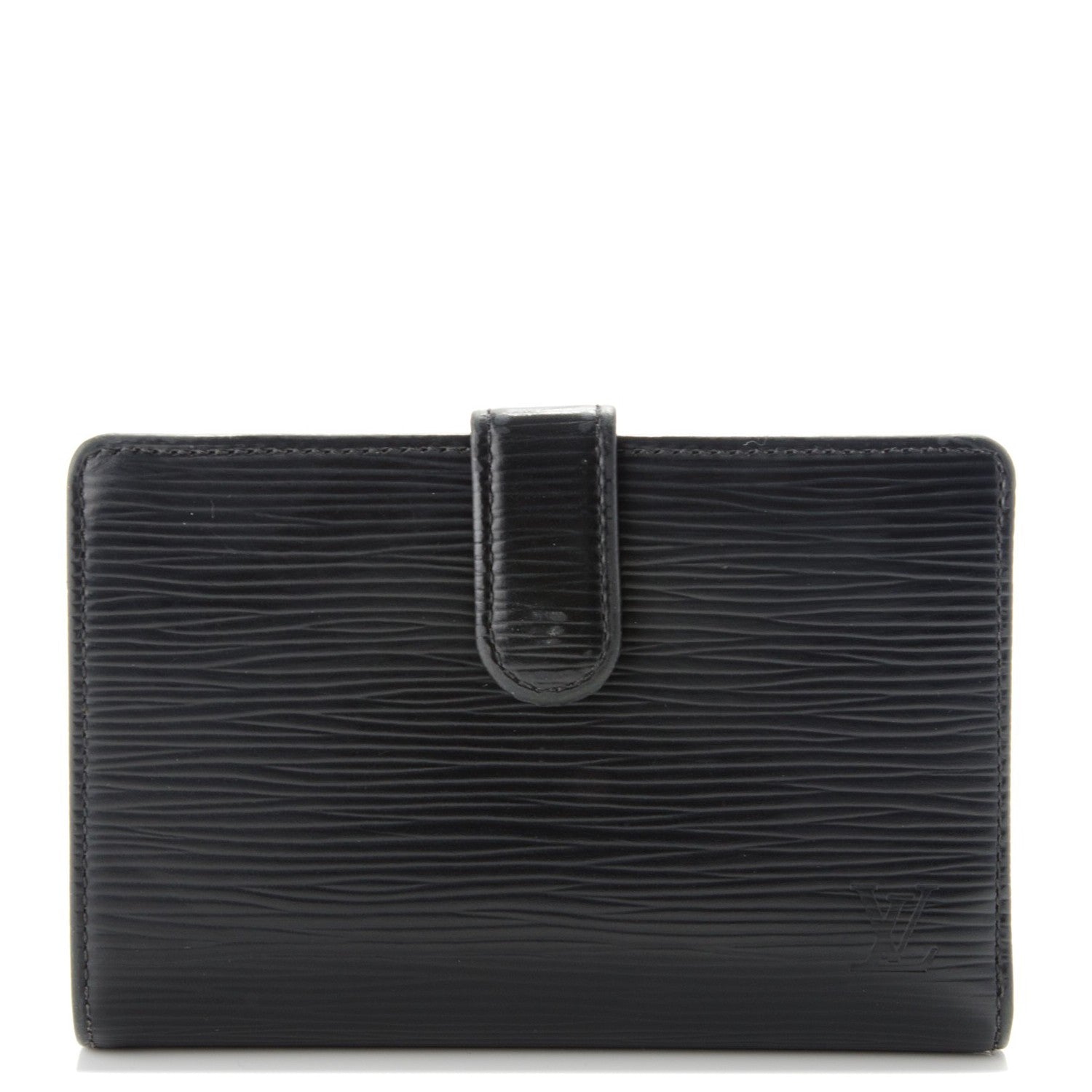 Louis Vuitton Epi French Purse Wallet Black 1 of 6