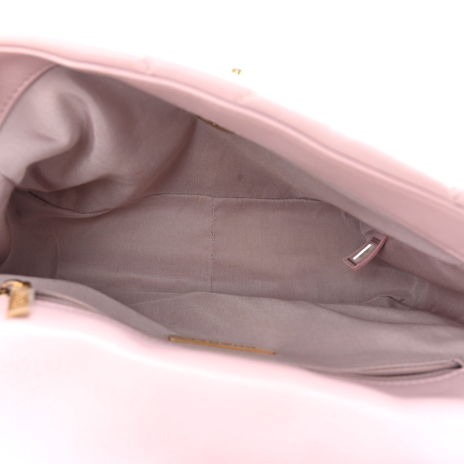 Chanel Lambskin Quilted Medium Chanel 19 Flap Light Pink 5 of 11