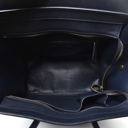 Celine Smooth Calfskin Mini Luggage Navy Blue 5 of 9