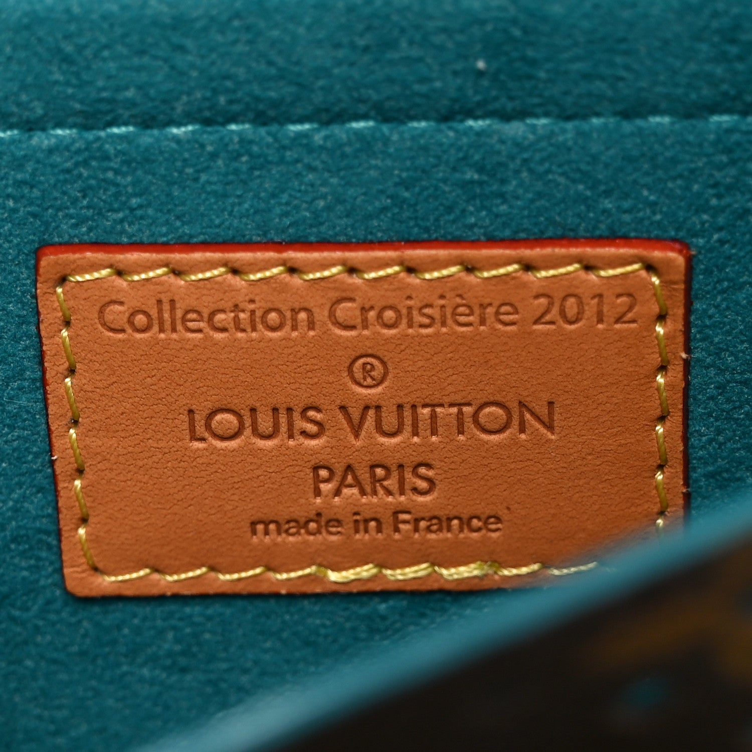 Louis Vuitton Monogram SC Flore Saumur Teal 6 of 9