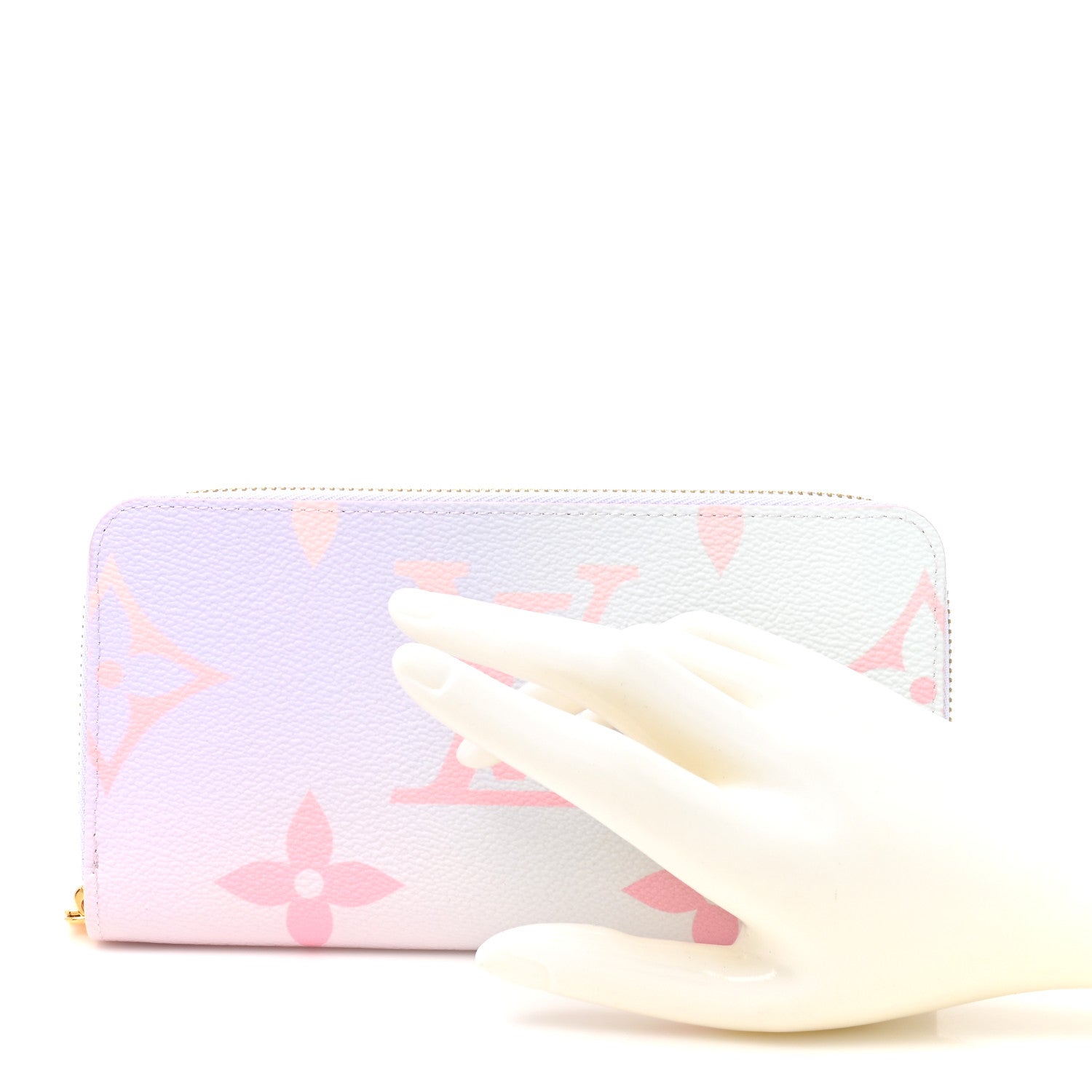 Louis Vuitton Monogram Giant Spring In The City Zippy Wallet Sunrise Pastel 2 of 7