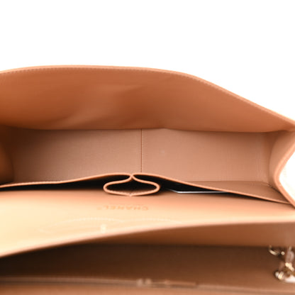Chanel Caviar Quilted Jumbo Double Flap Beige 5 of 11