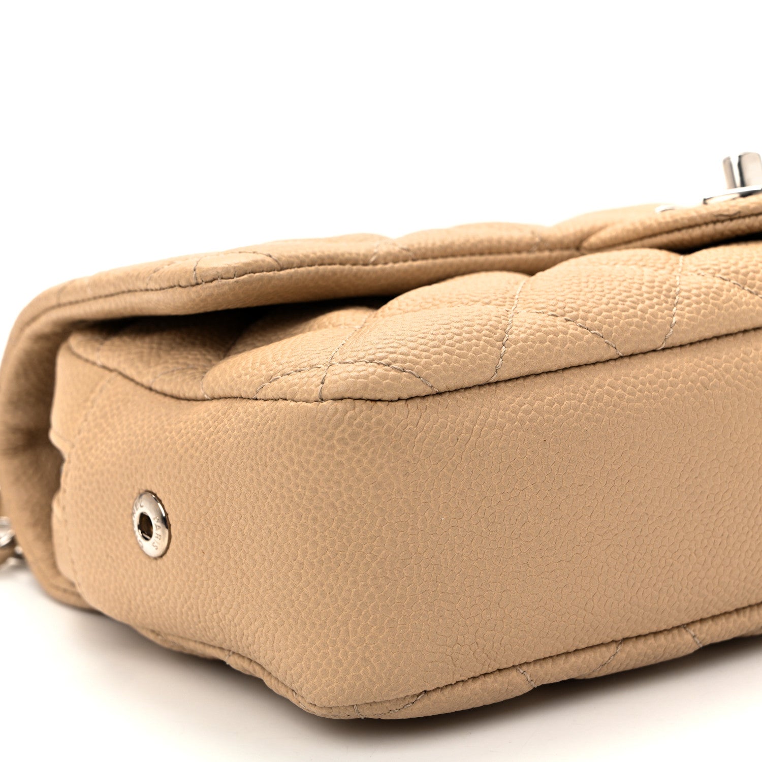 Chanel Caviar Quilted Medium Easy Flap Beige 9 of 10