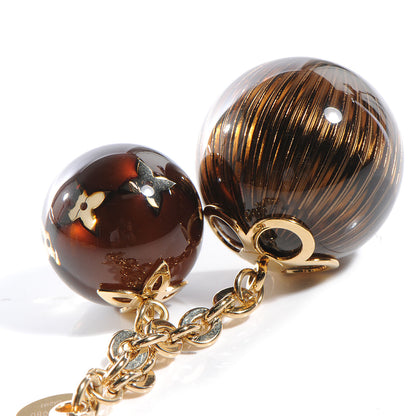 Louis Vuitton Monogram Ball Charm Key Chain Brown 6 of 7