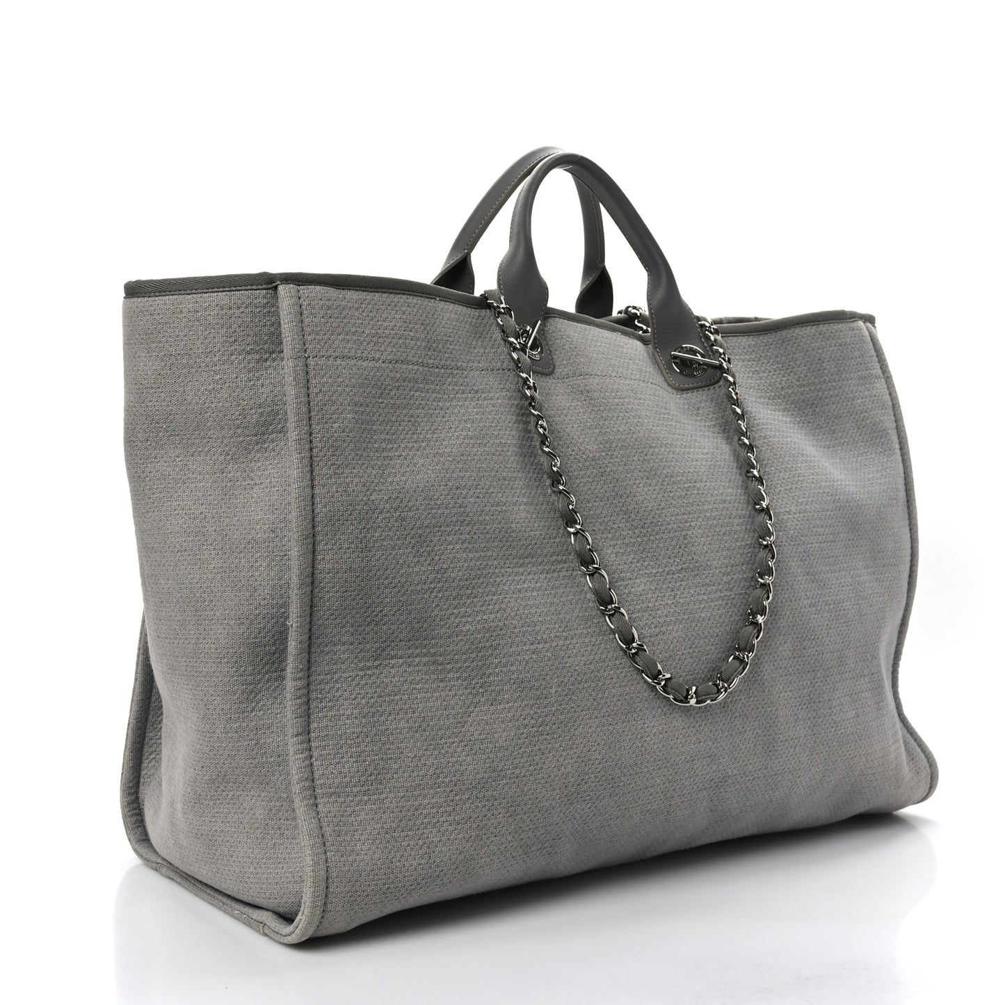 Canvas Extra Large Deauville Tote Grey