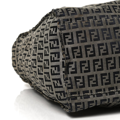 Fendi Zucchino Shopping Tote Navy 4 of 9