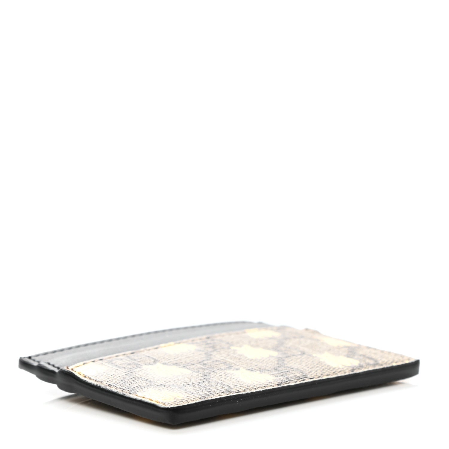 Gucci GG Supreme Monogram Bees Card Holder Black 4 of 7