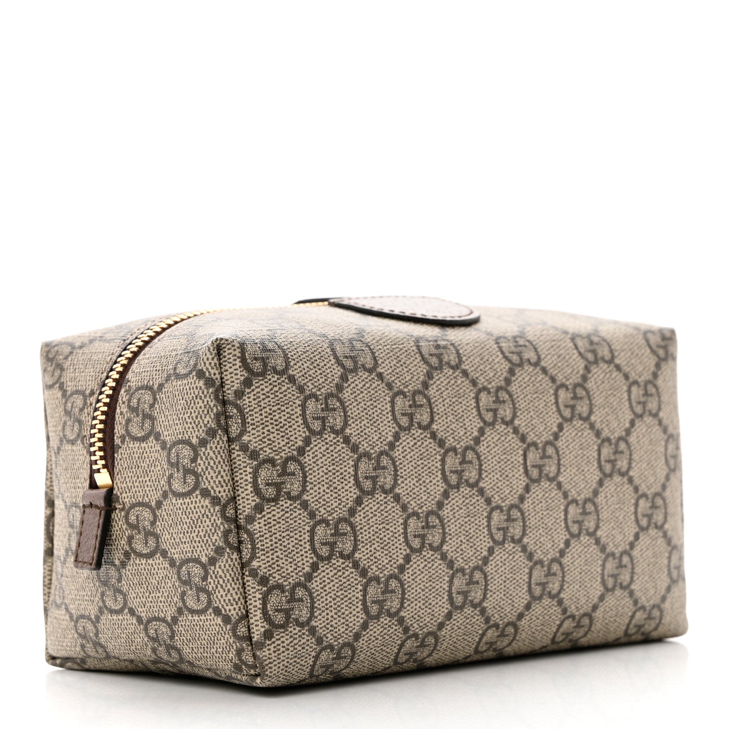 Gucci Soft GG Supreme Monogram Calfskin Medium Ophidia Cosmetic Case Beige Ebony New Acero 2 of 7