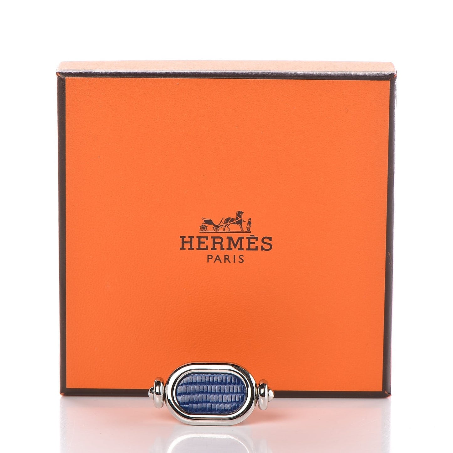Palladium Lizard Odyssee Ring 52 6.25 Bleu Sapphire