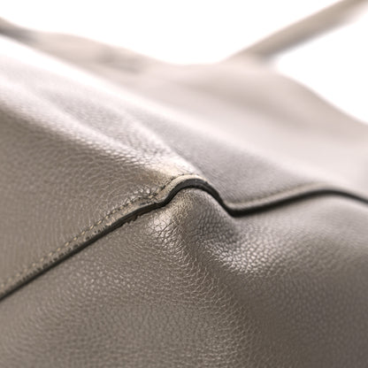 Celine Soft Grained Calfskin Small Belt Cabas Phantom Taupe 11 of 27