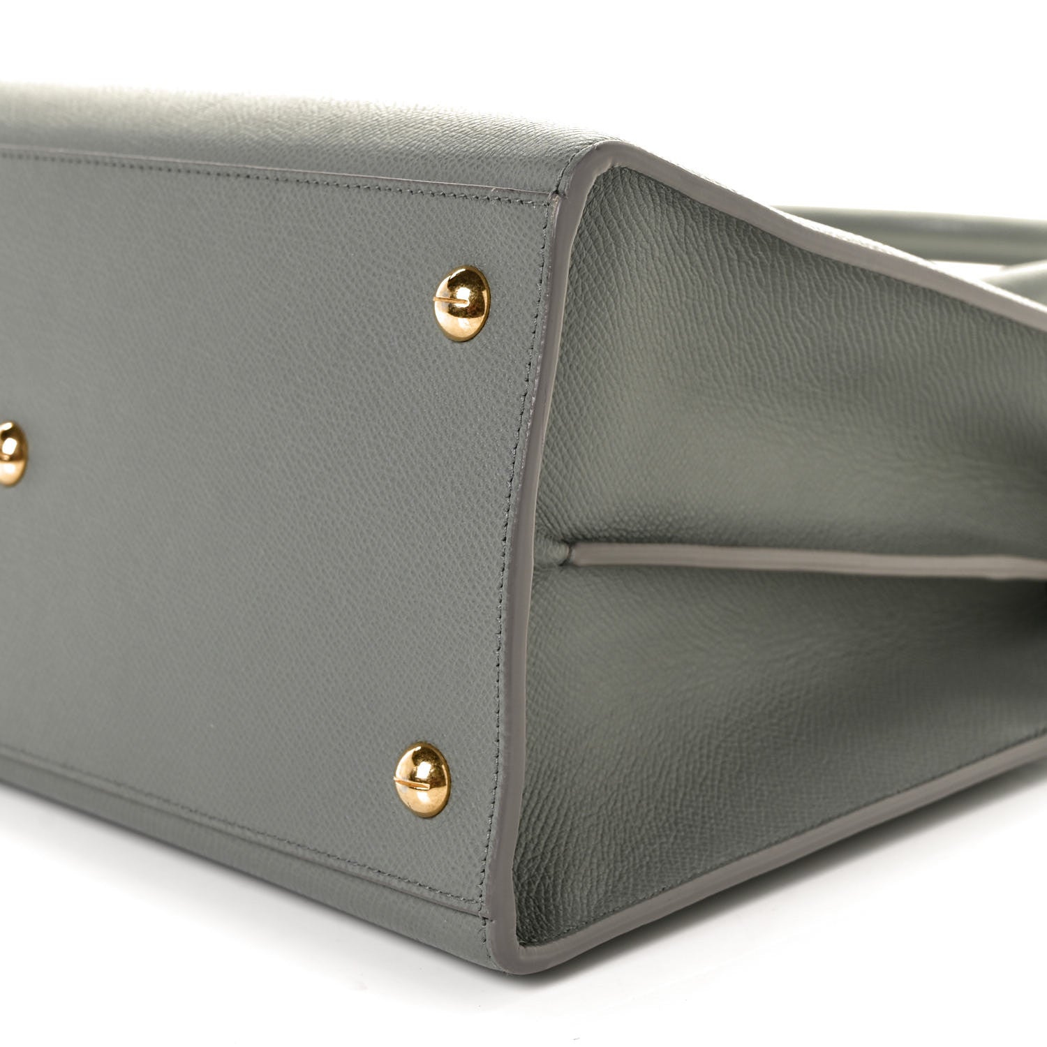 Christian Dior Grained Calfskin Large St. Honore Tote Grey 7 of 10