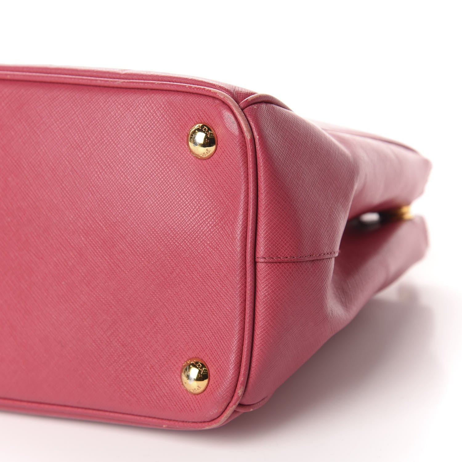 Prada Saffiano Small Galleria Double Zip Tote Fuxia 7 of 16