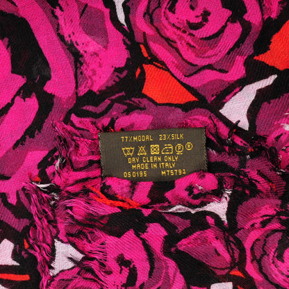 Louis Vuitton Rock N Roses Stole Berry 6 of 6