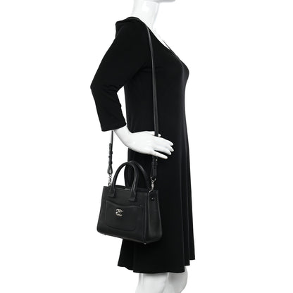 Chanel Grained Calfskin Mini Neo Executive Shopper Tote Black 2 of 13