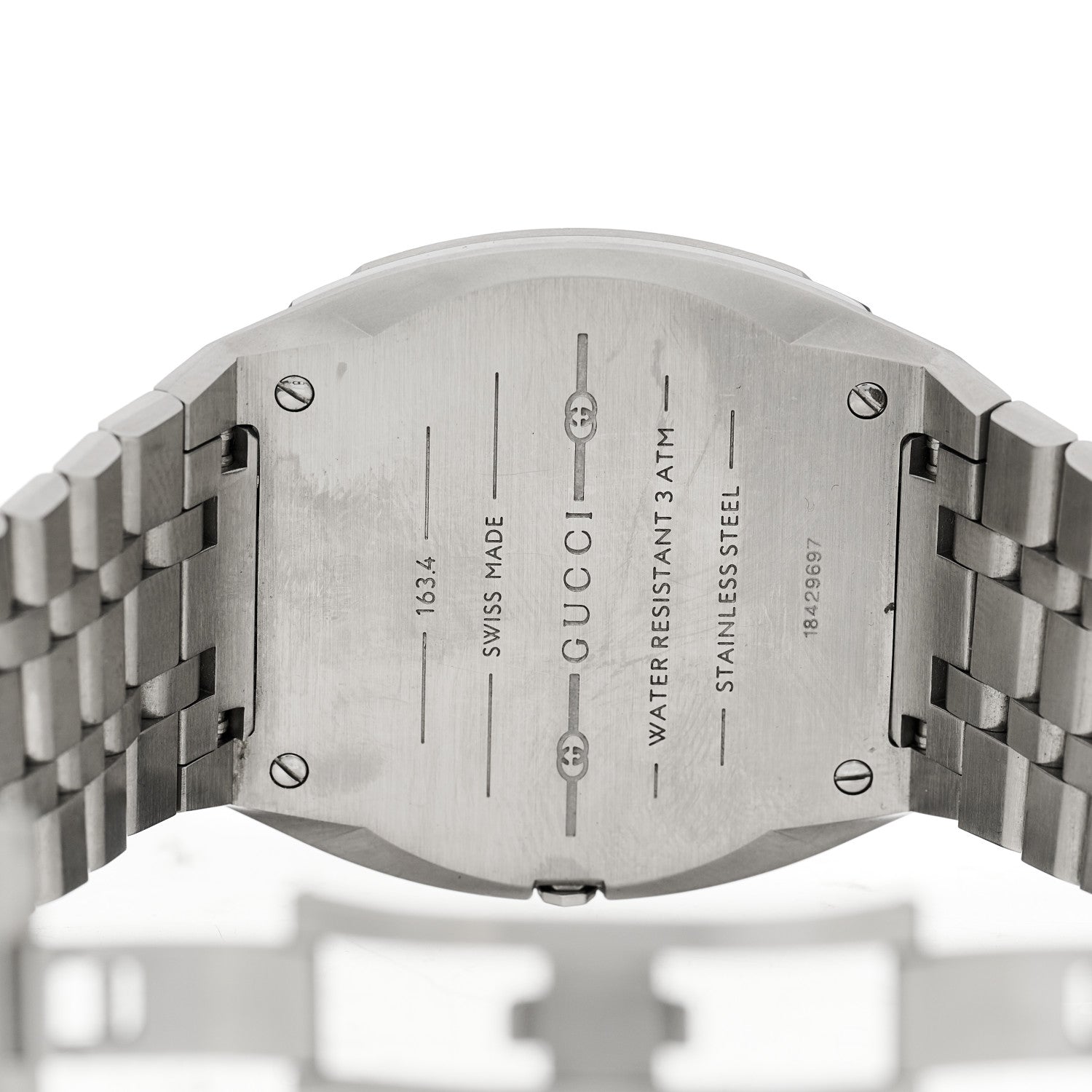 Gucci Stainless Steel 34mm 25H Quartz Watch 4 of 5