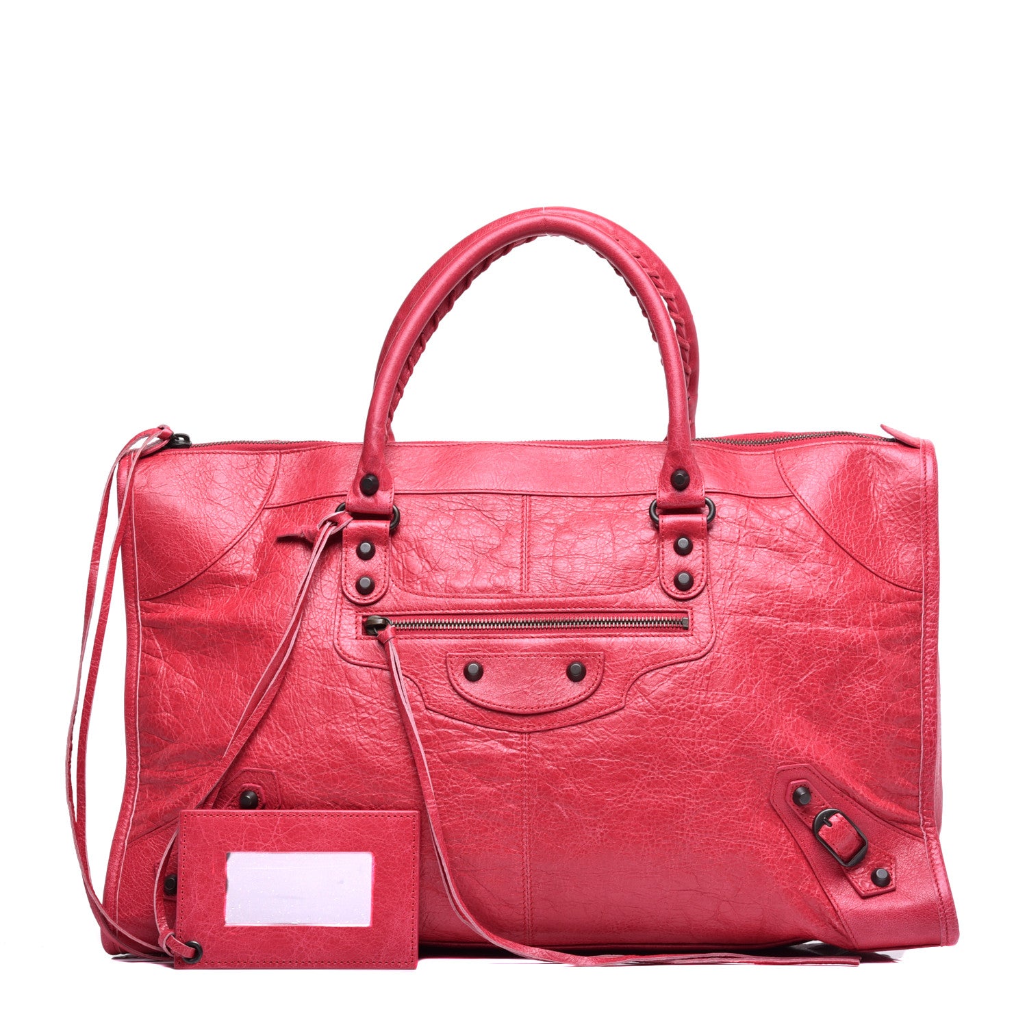 Balenciaga Agneau Classic Hardware Work Rose Thulian 1 of 9
