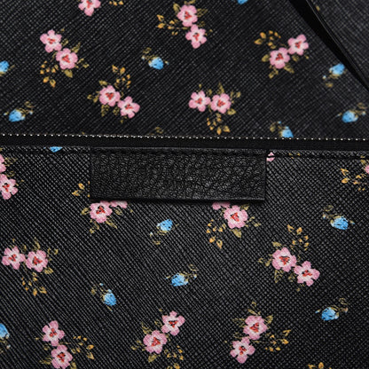 Givenchy Coated Canvas Hibiscus Print Medium Stargate Shopper Tote Black Multicolor 8 of 8