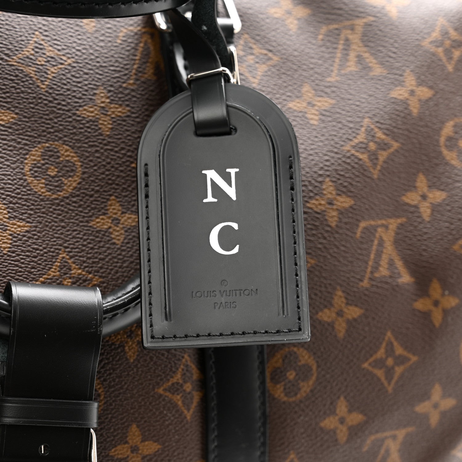 Louis Vuitton Monogram Macassar Keepall Bandouliere 45 10 of 13