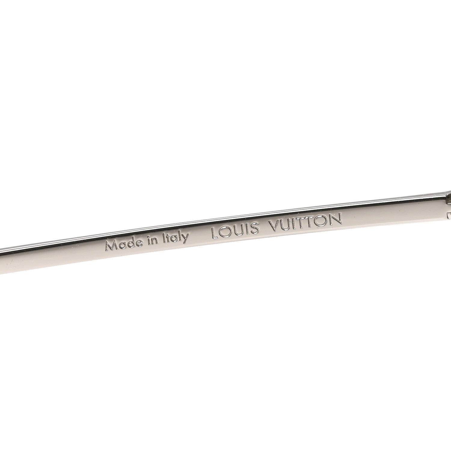 Louis Vuitton Metal Aviator Sunglasses Z1031W Silver 5 of 7