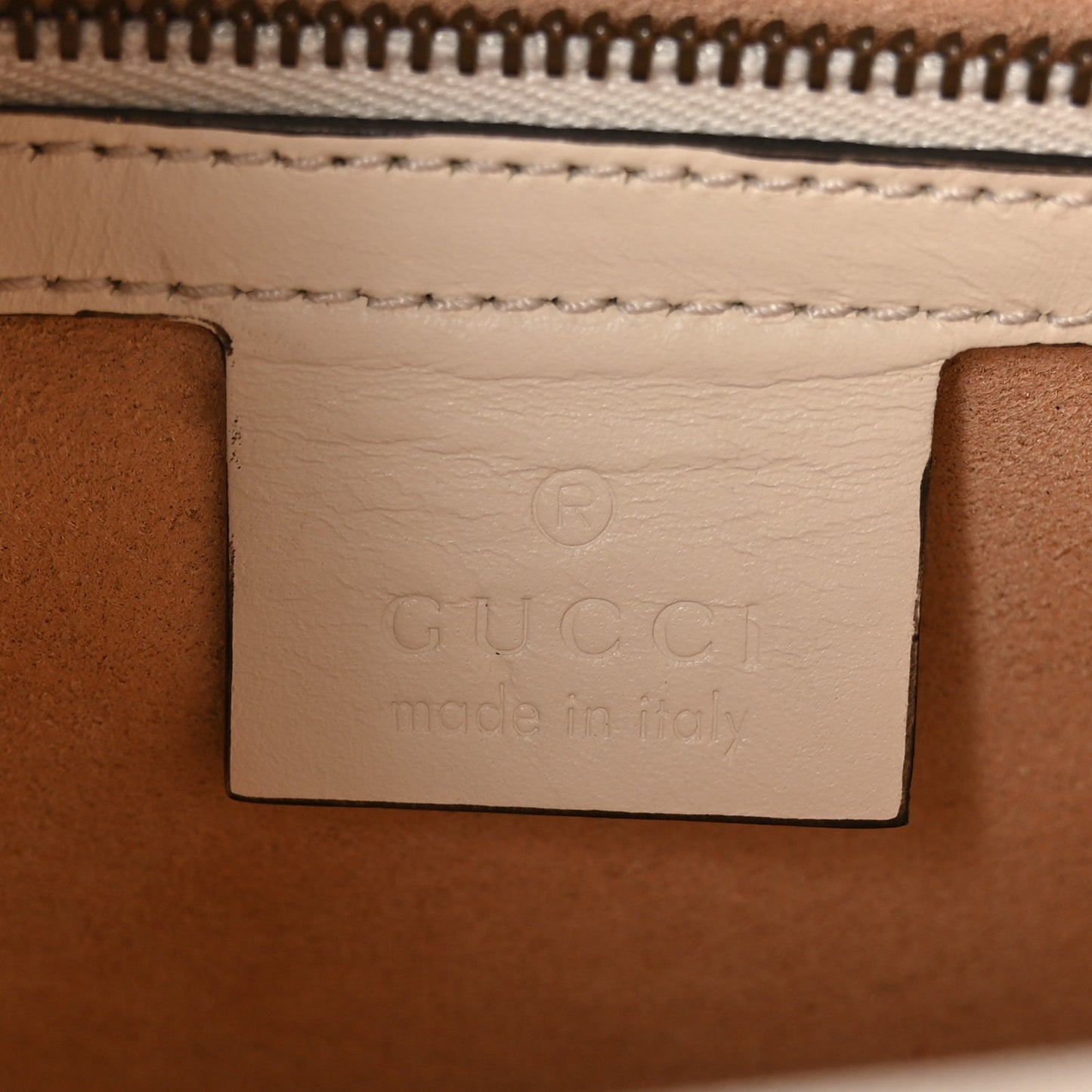 Calfskin Sylvie Web Small Queen Margaret Top Handle Bag White