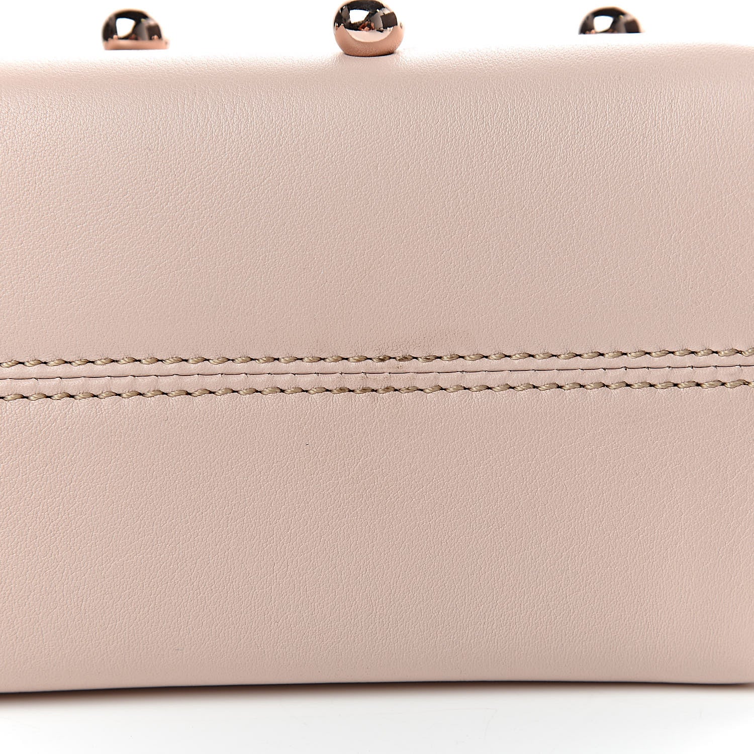 Fendi Vitello Dolce Pearl Mini By The Way Boston Bag Soap 10 of 11