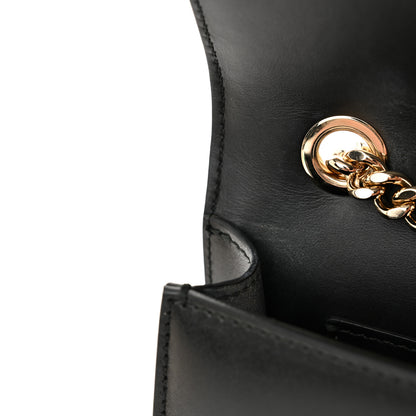 Salvatore Ferragamo Calfskin Chain Mini Vara Bow Crossbody Bag Black 10 of 12