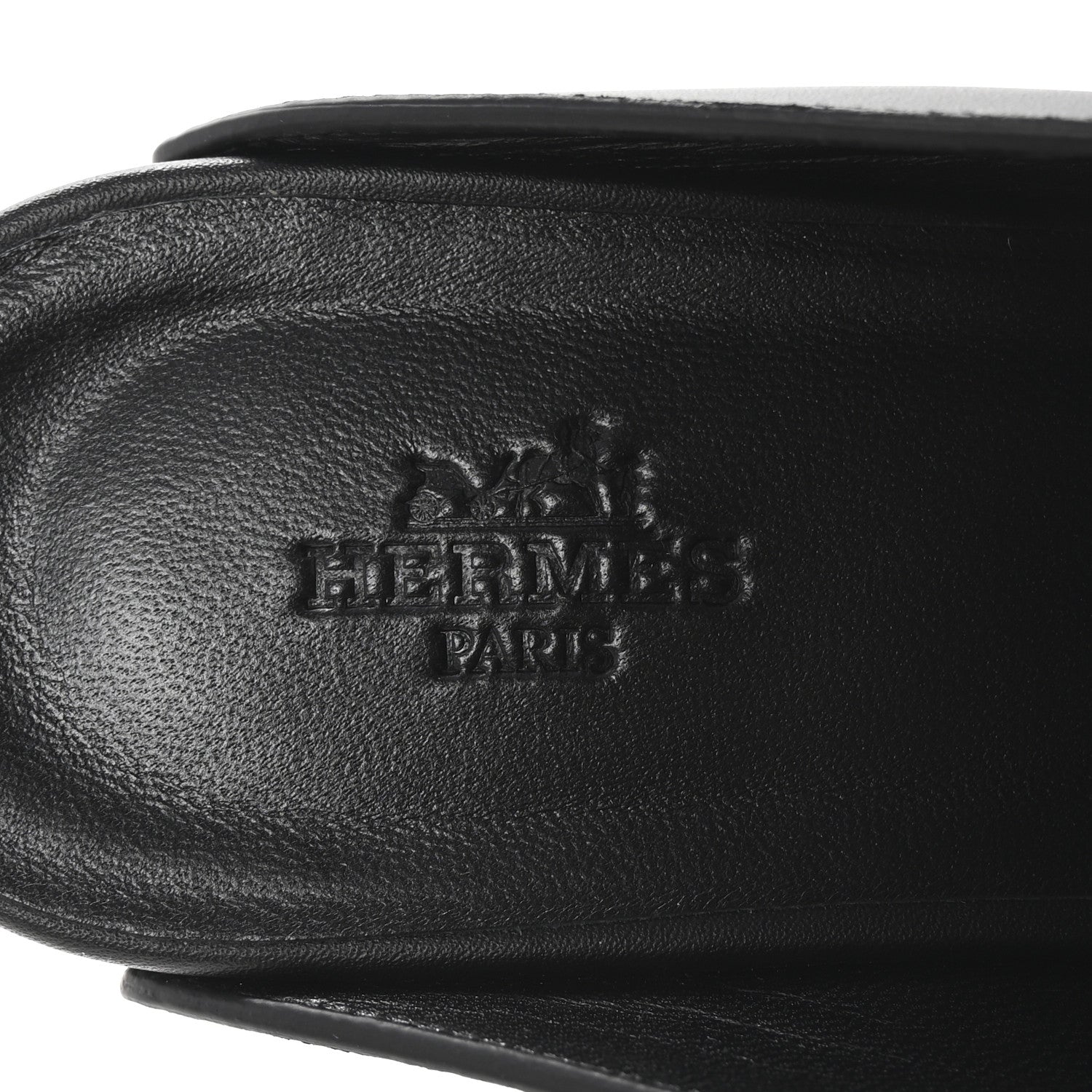 Hermes Calfskin Calya Mules 35 Black 8 of 9