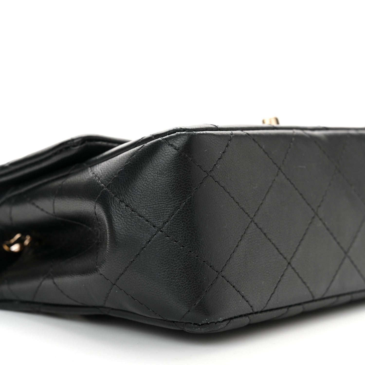 Chanel Lambskin Quilted Mini Coco Charms Rectangular Flap Black 9 of 10