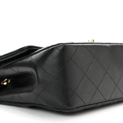 Chanel Lambskin Quilted Mini Coco Charms Rectangular Flap Black 9 of 10