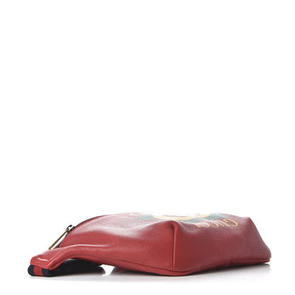 Gucci Grained Calfskin Logo Belt Bag Hibiscus Red 4 of 7