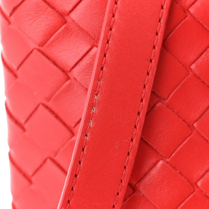 Bottega Veneta Nappa Intrecciato Small Roma Tote Red 11 of 12
