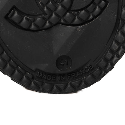 Chanel Caoutchouk CC High Boots 41 Black 6 of 8