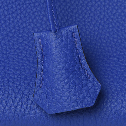 Hermes Togo Birkin 35 Bleu Electrique 21 of 33