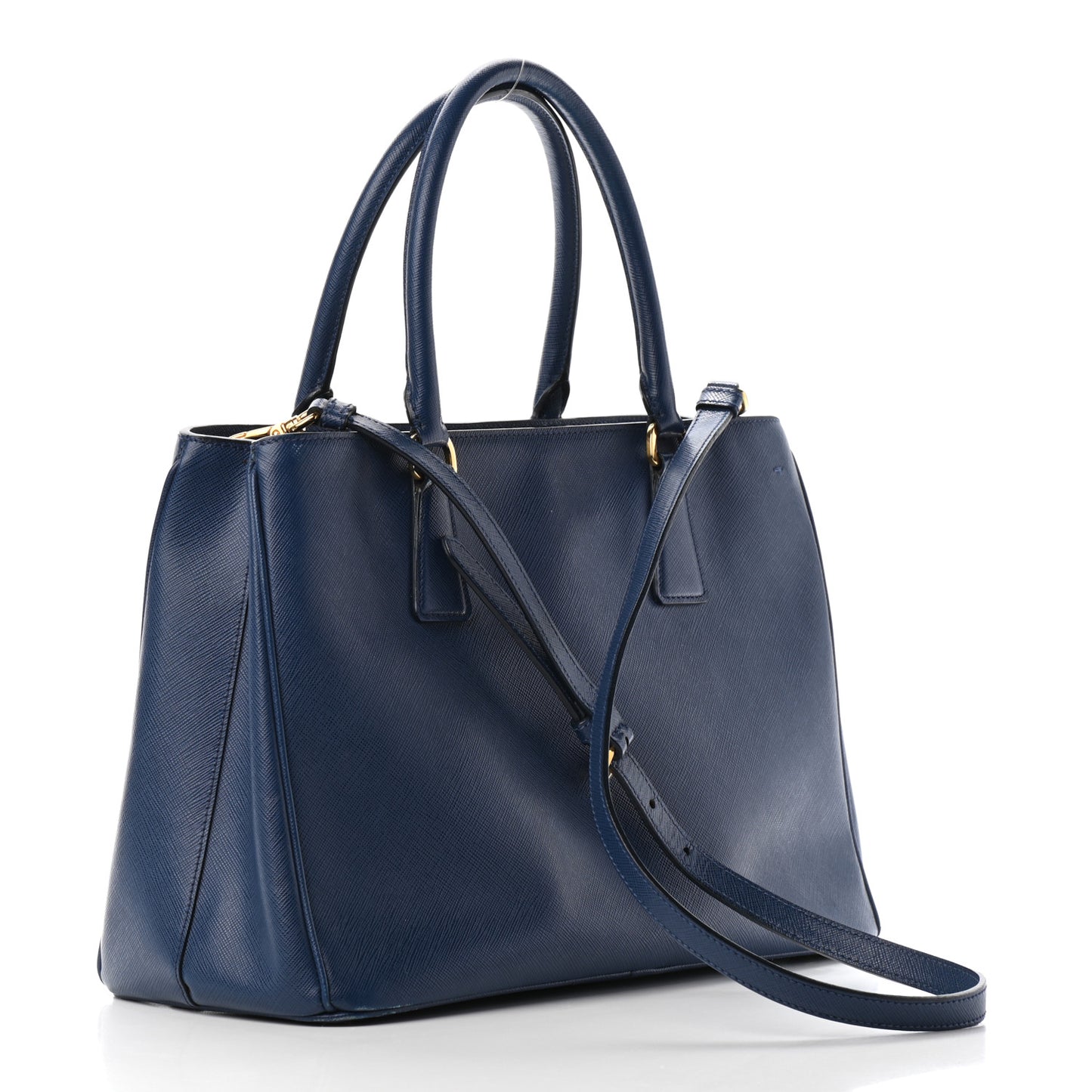 Saffiano Lux Medium Tote Bluette