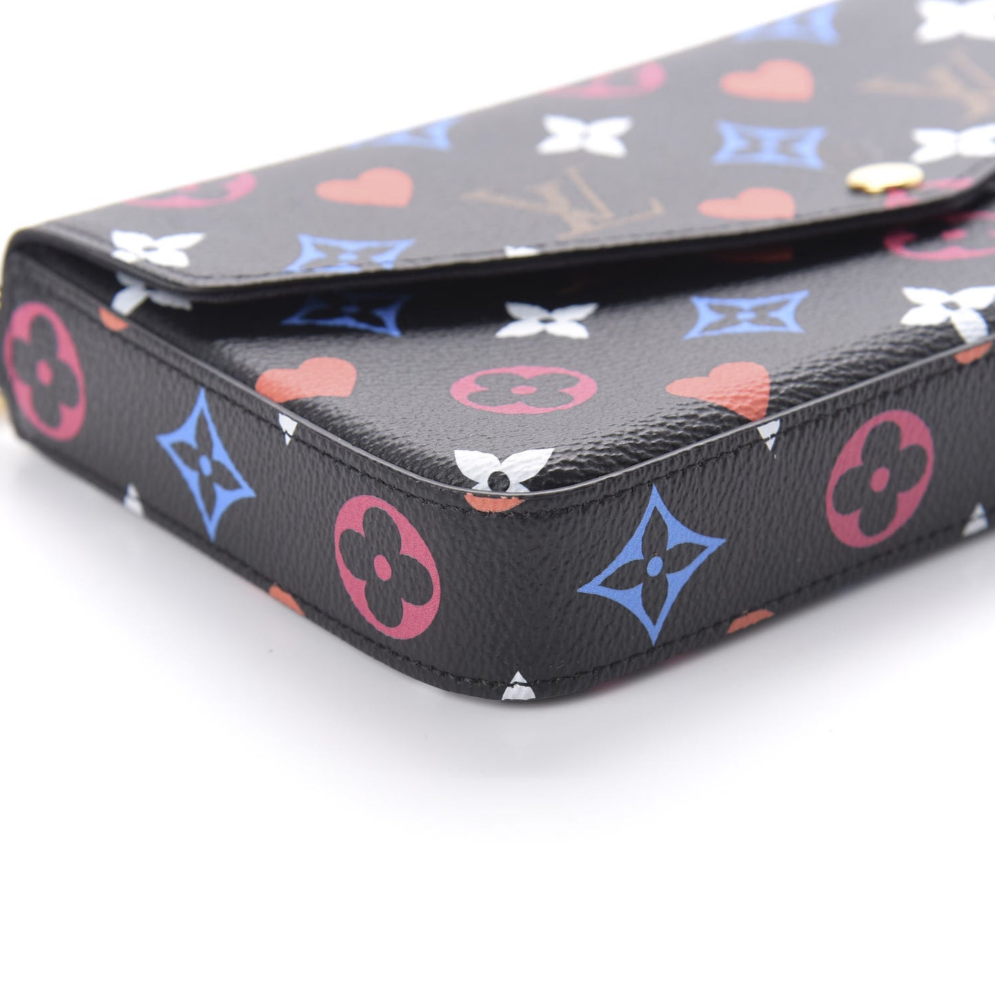 Game On Felicie Chain Wallet Black