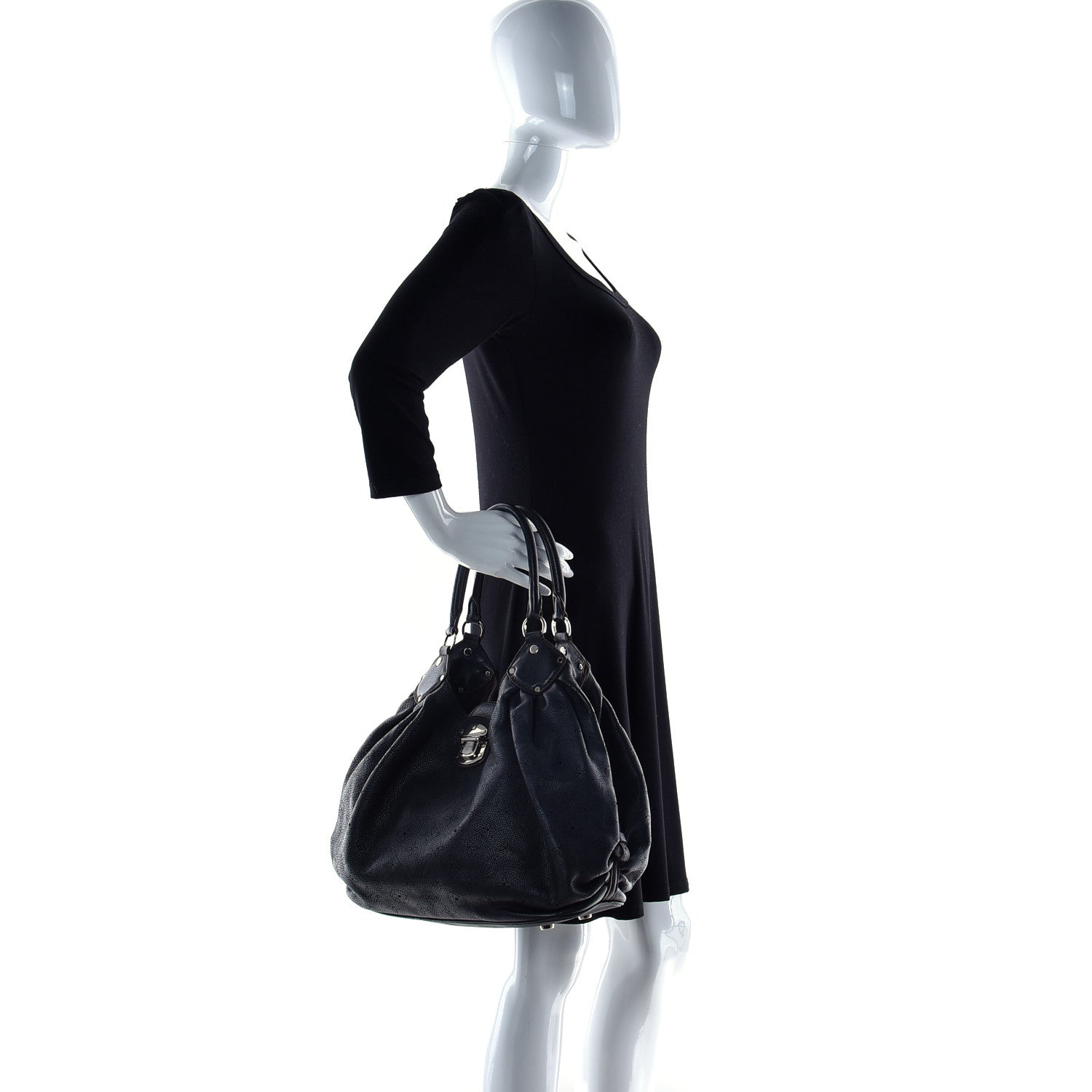 Louis Vuitton Mahina L Black 2 of 10