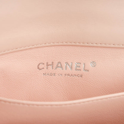 Chanel Patent Calfskin Quilted Extra Mini Flap Pink 7 of 8