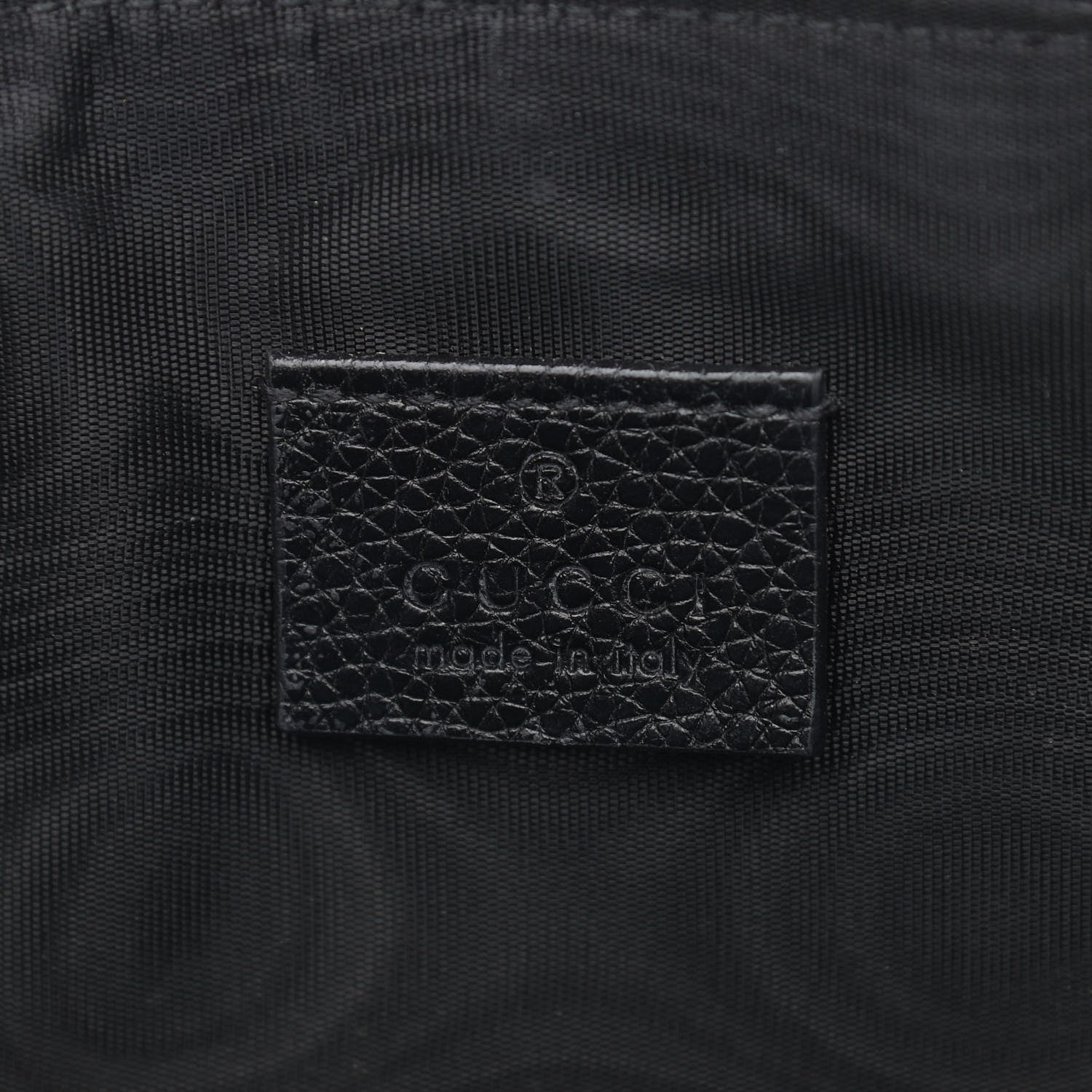 Gucci Grainy Calfskin Zumi Pouch Black 6 of 9