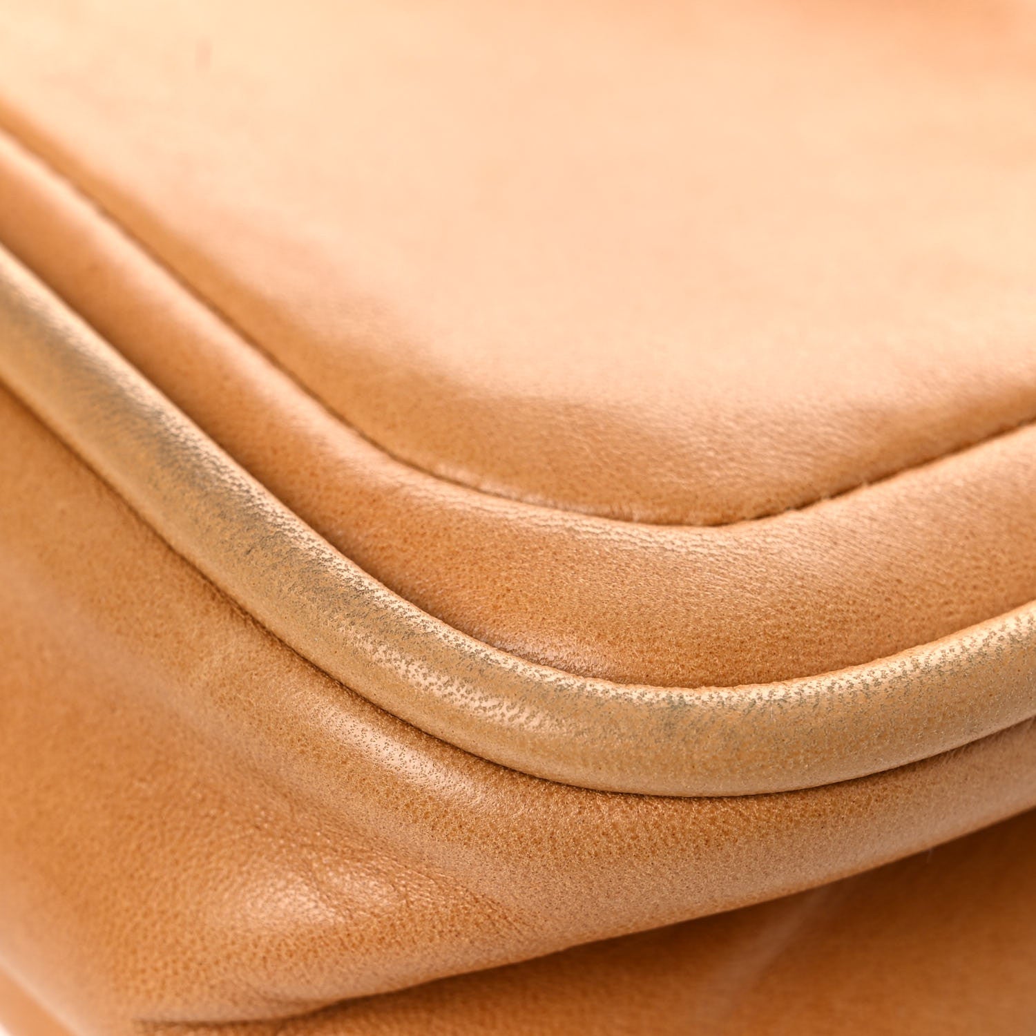 Chanel Calfskin Diagonal Ligne Medium Flap Beige 9 of 20