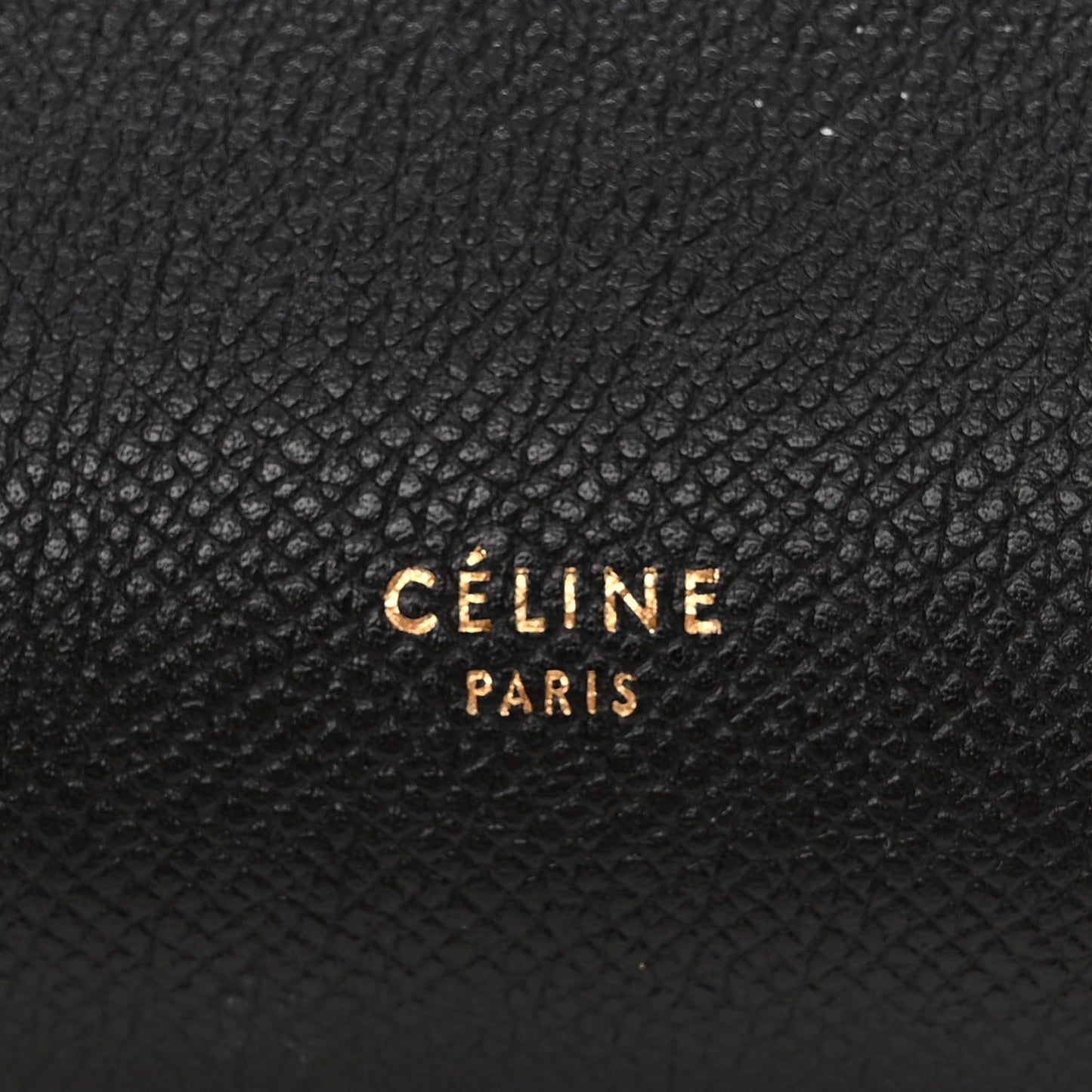 Grained Calfskin Micro Belt Bag Black